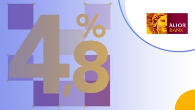 Konto Max Oszczędnościowe na 4,8% w Alior Banku do 200 tys. zł