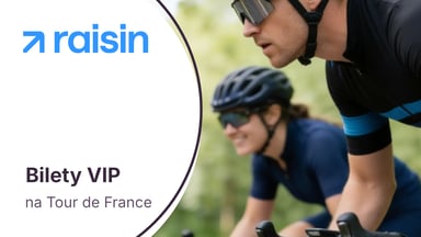 Bilety VIP na Tour de France w konkursie dla posiadaczy lokat otwartych za pośrednictwem Raisin
