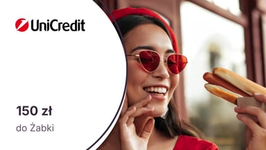 150 zł do Żabki z bezpłatnym Kontem Easy w UniCredit