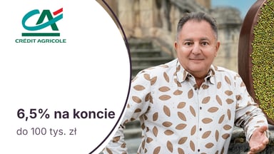 6,5% na Rachunku Oszczędzam Plus dla nowych klientów Credit Agricole