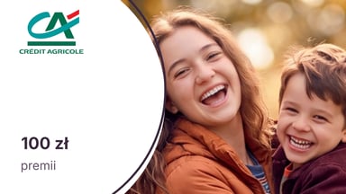100 zł dla rodzica za otwarcie dziecku konta w Credit Agricole