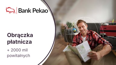 Obrączka płatnicza i inne bonusy za Kartę Kredytową z Żubrem w Pekao SA