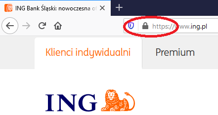 Logowanie do bankowości internetowej w przeglądarce Firefox