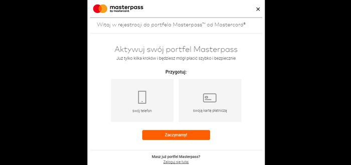 Aktywacja portfela Masterpass w Internecie cz.1