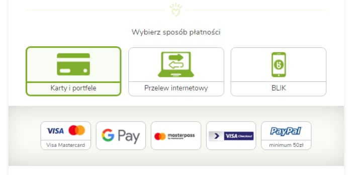 Płatność kartą w Internecie: wybór metody płatności w systemie transakcyjnym