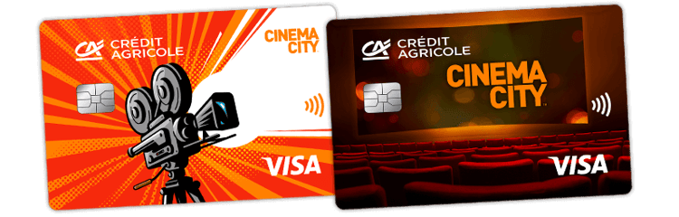 Karty Visa Debit z wizerunkiem Cinema City z oferty Credit Agricole