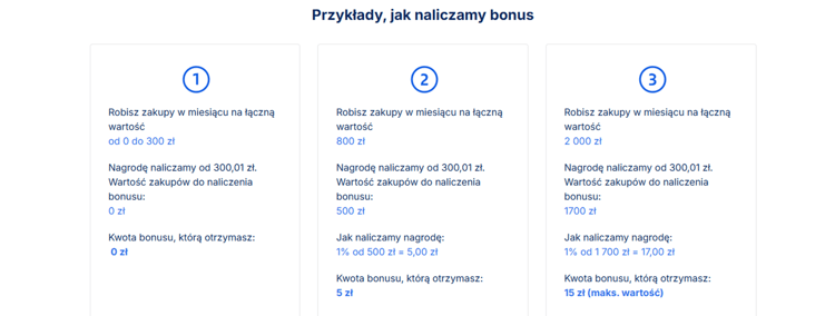 Zasady naliczania moneyback dla karty kredytowej Visa Bonus w Erste Bank Polska