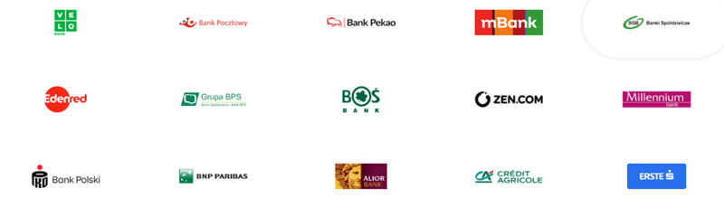 Banki i fintechy uczestniczące w programie Bezcenne Chwile