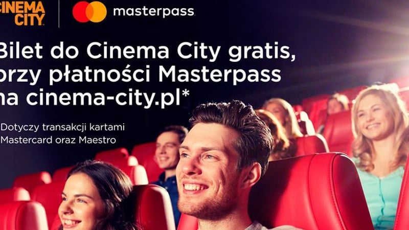 Bilet do kina Cinema City za płatność portfelem Masterpass