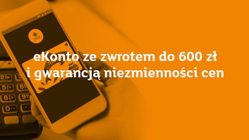 600 zł premii moneyback i gwarancja niezmiennych opłat za założenie eKonta w mBanku