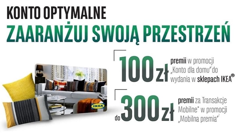 Promocja „Konto dla domu”: 100 zł na zakupy w IKEA za otwarcie Konta Optymalnego w BGŻ BNP Paribas