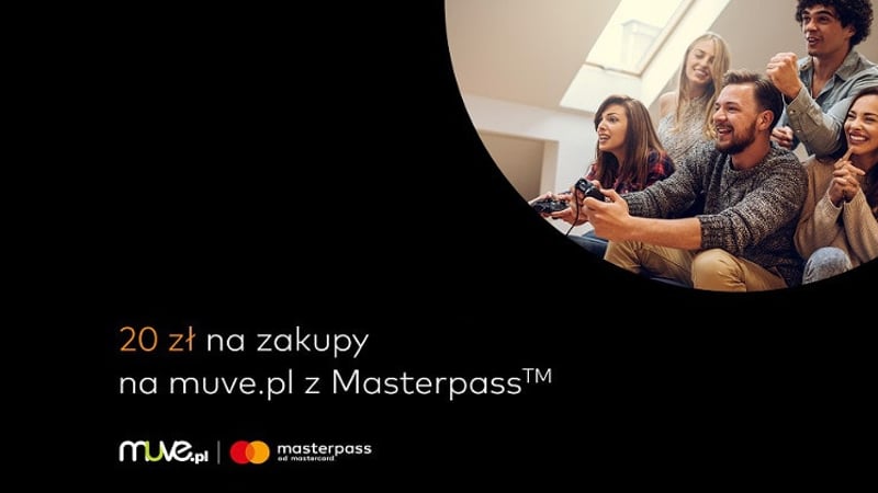 20 zł na zakupy w sklepie internetowym muve.pl dzięki płatności Masterpass