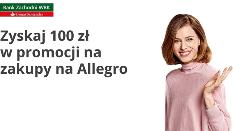 100 zł na zakupy na Allegro za otwarcie Konta Jakie Chcę w BZ WBK