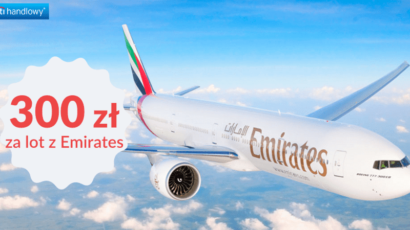 300 zł za lot z Emirates z Kartą Kredytową Citibank PremierMiles