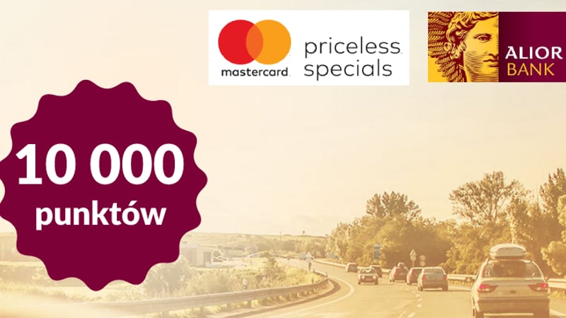 10 000 punktów w programie Priceless Specials z kartą kredytową TU i TAM AliorBanku
