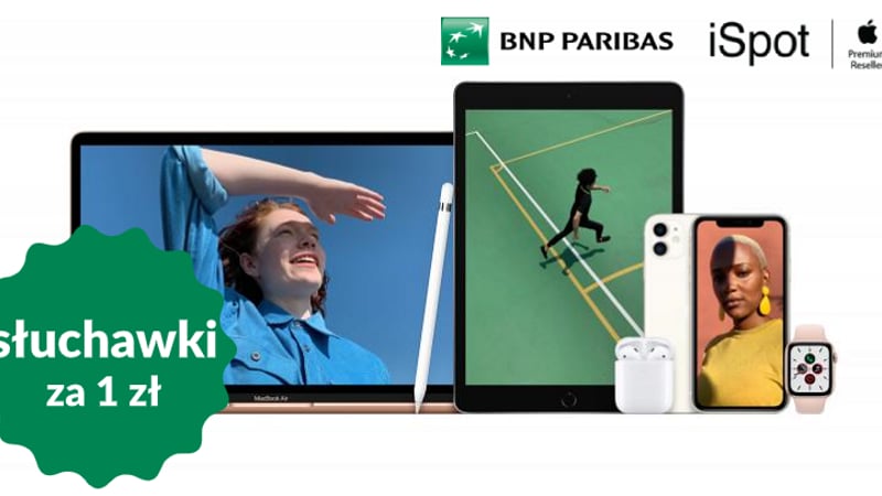 Zapłać kartą kredytową BNP Paribas za produkty Apple – słuchawki Beats EP o wartości 449 zł otrzymasz za złotówkę!