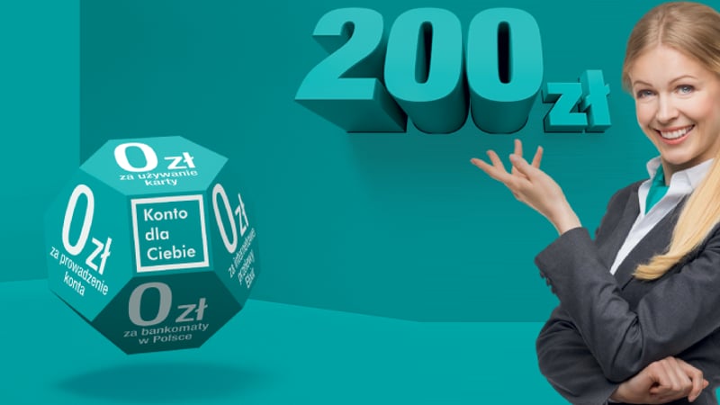 200 zł w promocji "Korzyści dla Ciebie" za założenie konta w Credit Agricole + 3% dla oszczędności