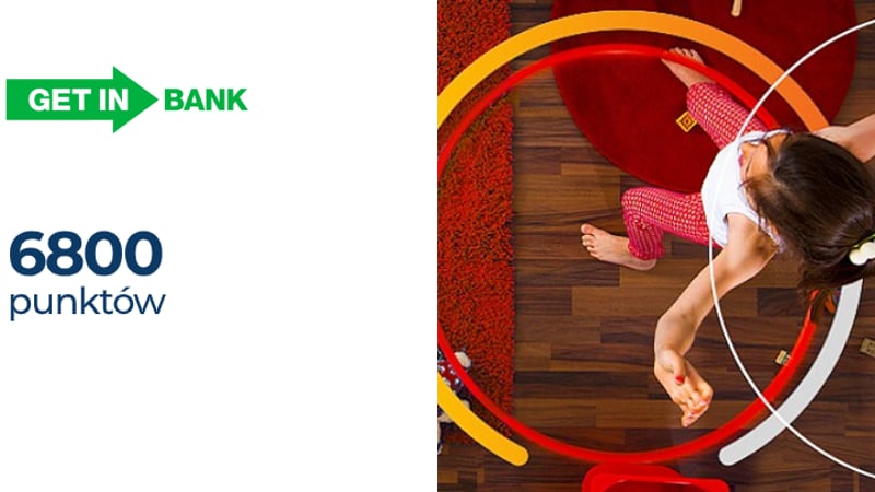 6800 punktów powitalnych w programie Mastercard Bezcenne Chwile z kartą kredytową Getin Banku