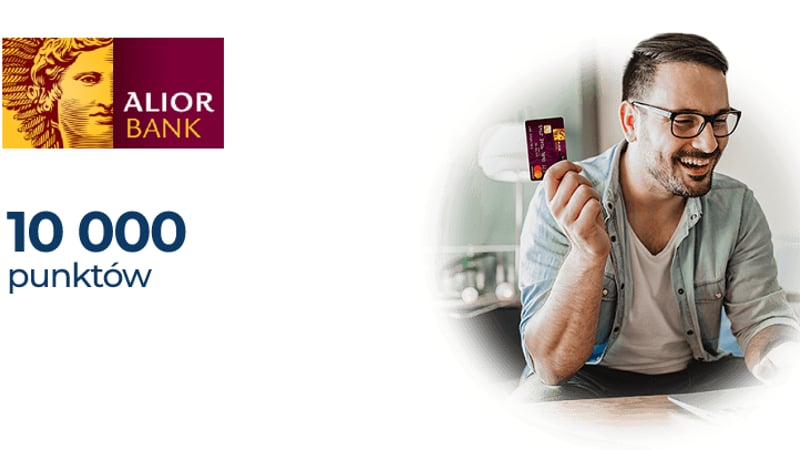 10 000 dodatkowych punktów (czyli 150 zł) w programie Bezcenne Chwile dla nowych posiadaczy karty kredytowej OK! Alior Banku