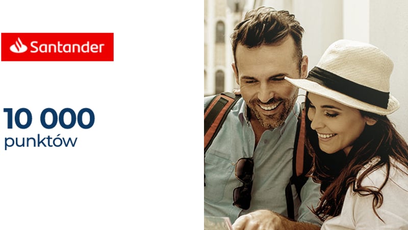 10 000 punktów w programie Mastercard Bezcenne Chwile dla klientów Santander Bank Polska