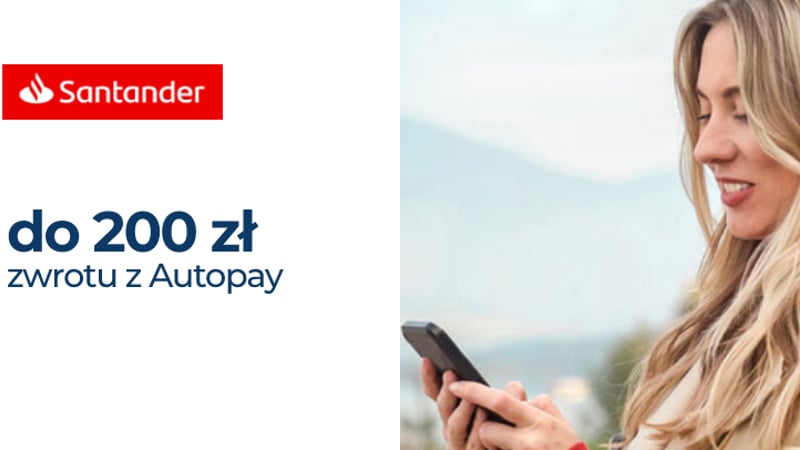 Zwrot za dwie płatności za przejazd autostradą z Autopay w aplikacji mobilnej Santander Bank Polska