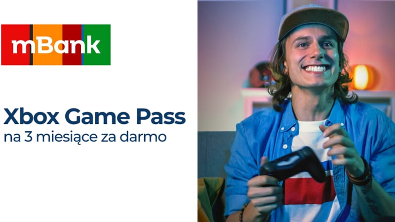 Xbox Game Pass Ultimate na 3 miesiące + premie za otwarcie rachunku osobistego w mBanku