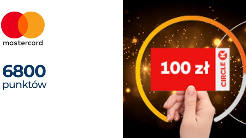 6800 punktów (100 zł) dla nowych uczestników programu Mastercard Bezcenne Chwile