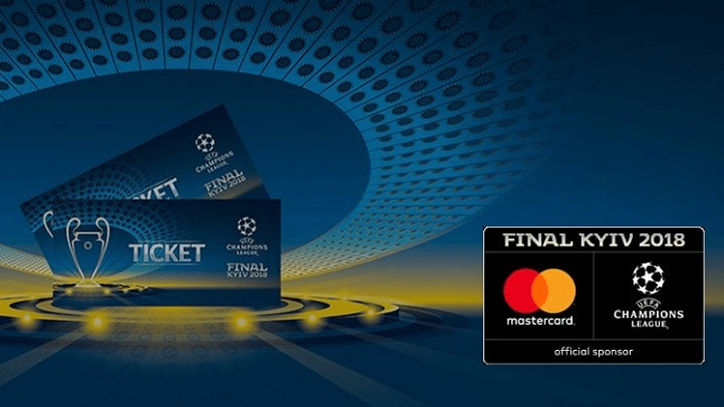 Płać kartą Mastercard lub Maestro i wygraj bilet na finał Ligi Mistrzów w Kijowie
