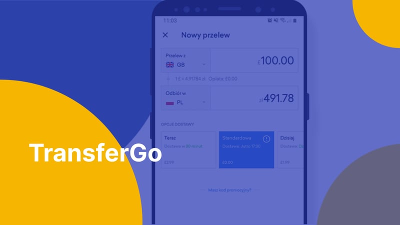 TransferGo – wygodny i tani sposób na przelewy walutowe? 100 zł premii w programie poleceń dla obecnego użytkownika!