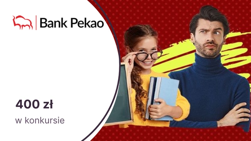 400 zł do Empik.com w konkursie "Lekcje Przekorzystne" zorganizowanym przez Bank Pekao SA