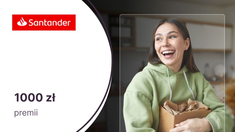 1000 zł premii za Konto Santander w Santander Bank Polska