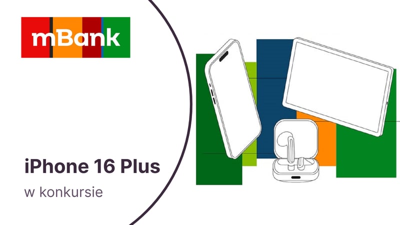 iPhone 16 Plus i inne nagrody w konkursie dla przedsiębiorców. Nagrody funduje mBank