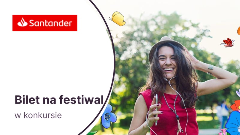 Dwuosobowy karnet na festiwal Santander Letnie Brzmienia w konkursie Santander Bank Polska