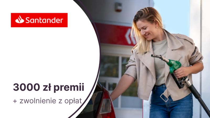 Do 3000 zł premii w promocji Konta Firmowego Online dla JDG w Santanderze