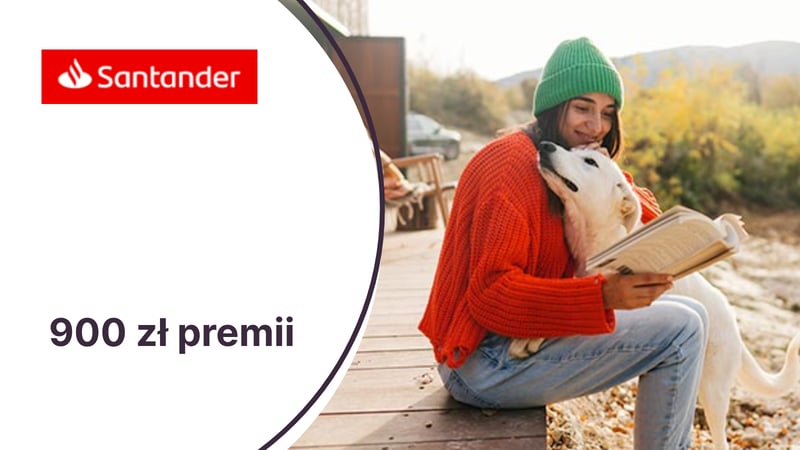 Do 900 zł premii z kartą kredytową Visa Bonus Santander Bank Polska
