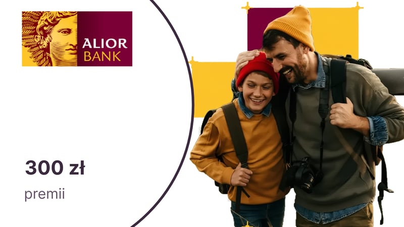300 zł dla rodziny z Kontem dla młodych w Alior Banku