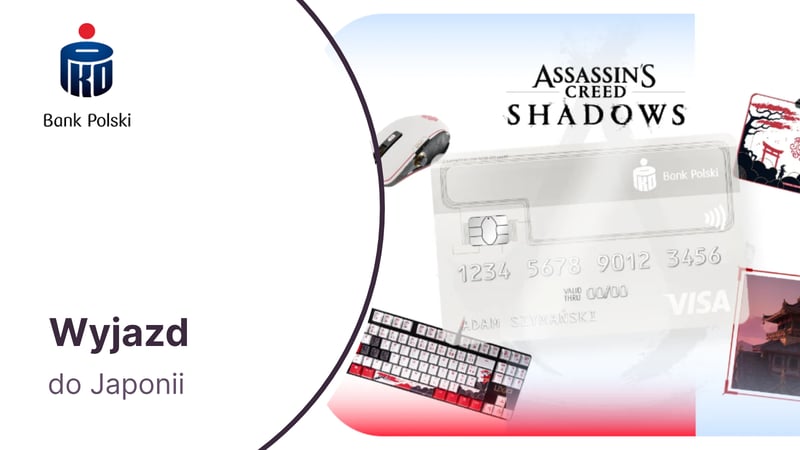 Dwuosobowy wyjazd na 6 dni do Japonii w konkursie z Przejrzystą kartą kredytową Visa banku PKO BP