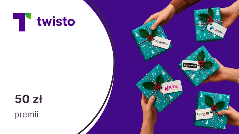 50 zł dla nowych i obecnych użytkowników w świątecznej promocji Twisto