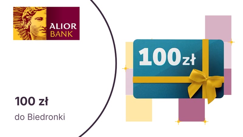 100 zł do Biedronki dla zaproszonych klientów Alior Banku