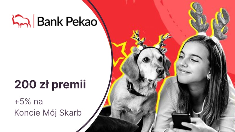 200 zł premii dla dziecka lub nastolatka za Konto Przekorzystne dla Młodych w Pekao SA