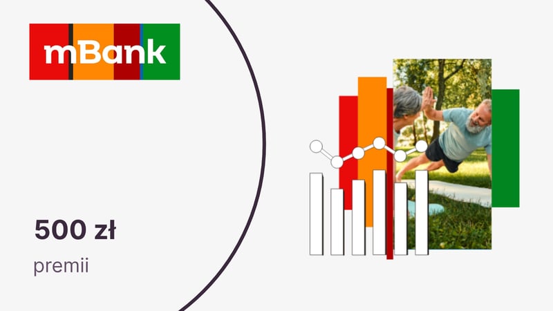Do 500 zł premii za IKE i/lub IKZE w usłudze eMakler w mBanku