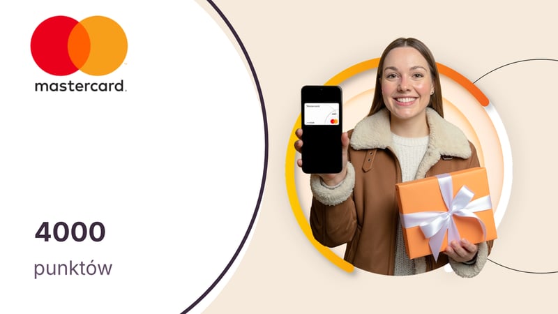 4000 punktów (50 zł) w Bezcennych Chwilach dla posiadaczy kart płatniczych Mastercard