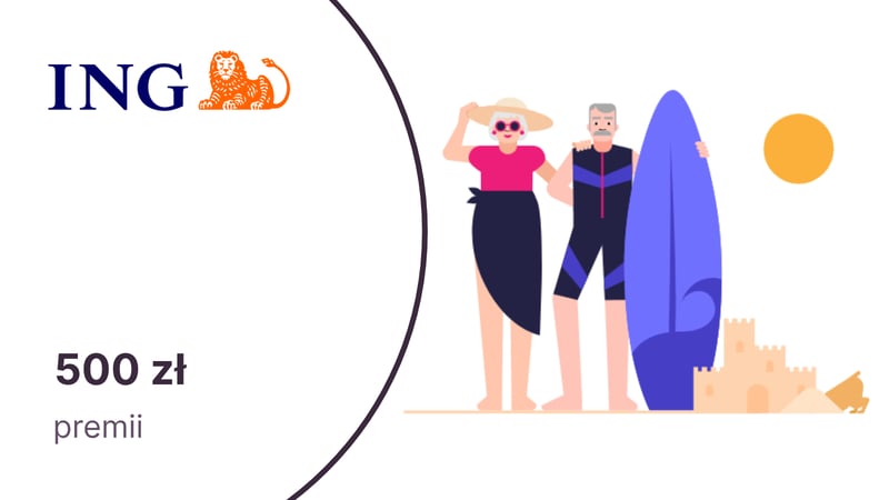 Nawet 500 zł premii za regularne inwestycje lub oszczędzanie na IKE lub IKZE od ING Banku Śląskiego