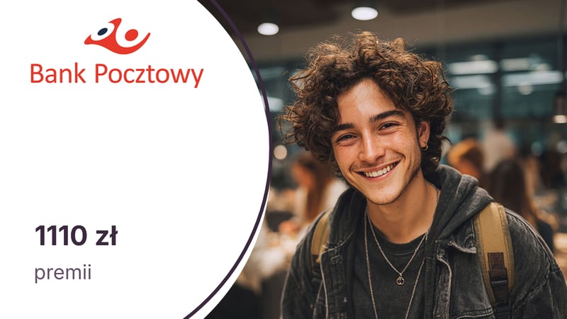 Do 960 zł moneyback + 12 000 punktów (150 zł) w Bezcennych Chwilach z Kontem w Porządku w Banku Pocztowym