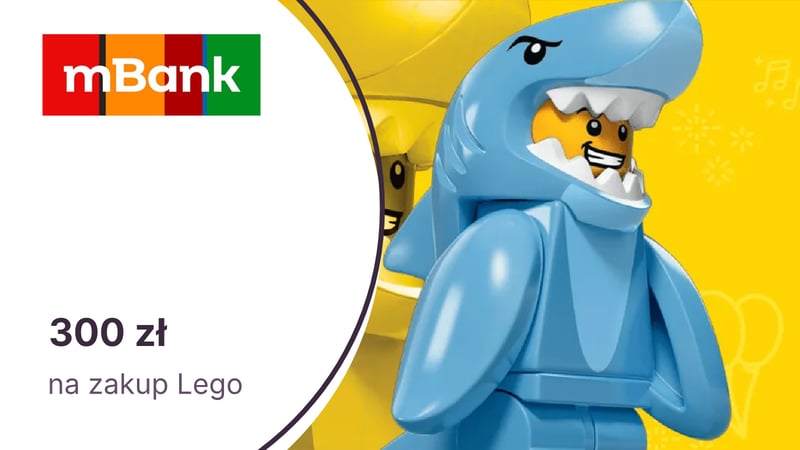 300 zł na e-karcie Lego za otwarcie dziecku poniżej 13 lat eKonta Junior w mBanku