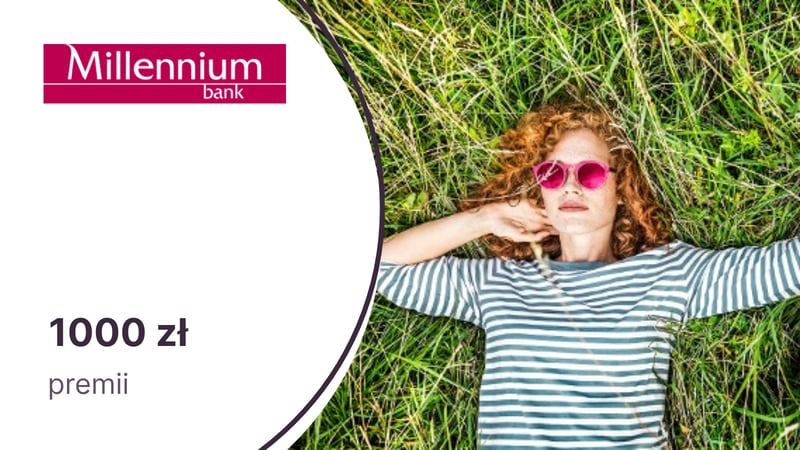 1000 zł premii za aktywne korzystanie z karty kredytowej Visa Impresja Banku Millennium