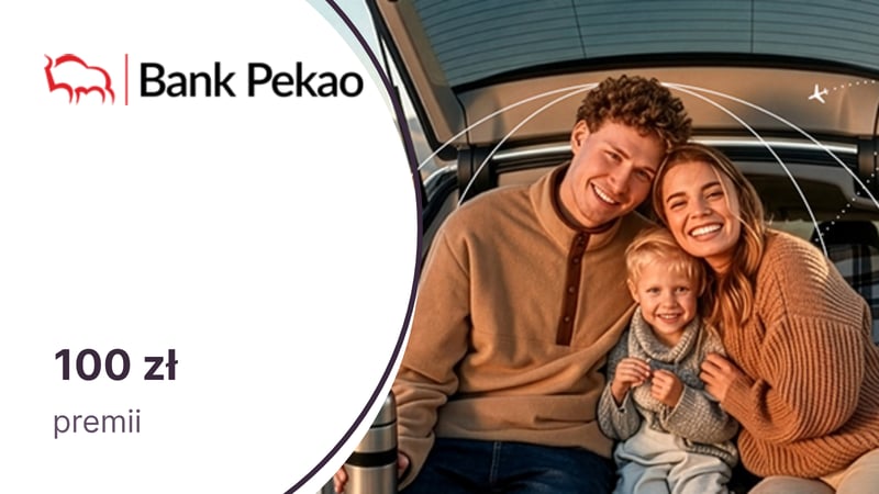 100 zł premii za ubezpieczenie samochodu z Pekao SA