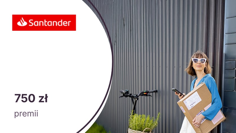 750 zł premii z kartą kredytową World Mastercard Santander Bank Polska