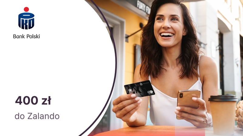400 zł do Zalando z kartą kredytową PKO Mastercard Platinum z oferty PKO BP