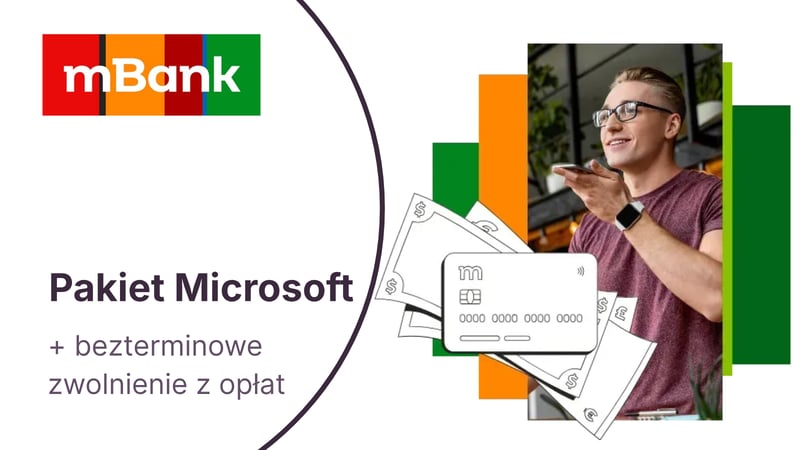 Pakiet Microsoft Office Home and Business 2024 + bezterminowe zwolnienie z opłat za mBiznes konto Standard od mBanku
